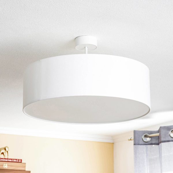 Euluna Plafonnier Violet avec espacement, blanc Euluna