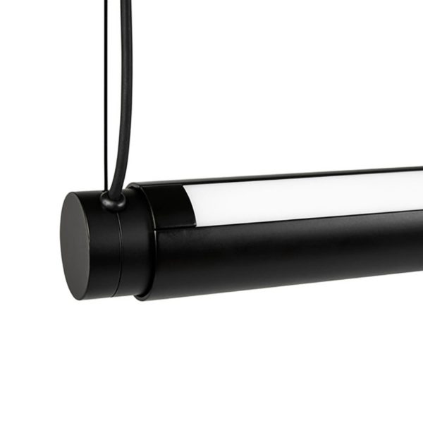 HAY Factor Linear suspension LED diffused, noire Hay