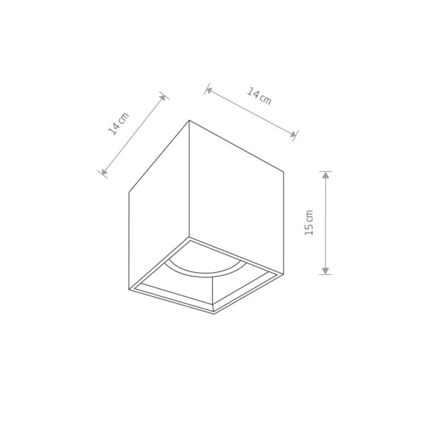 Euluna Downlight Bold S en béton