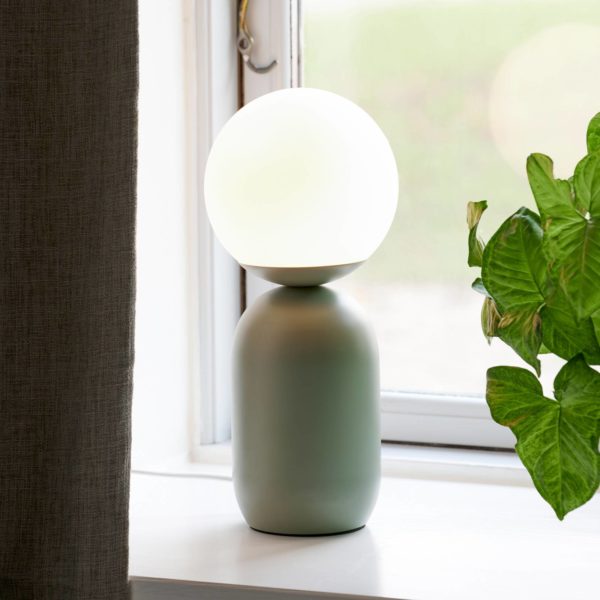 Nordlux Lampe à poser Notti en métal et verre