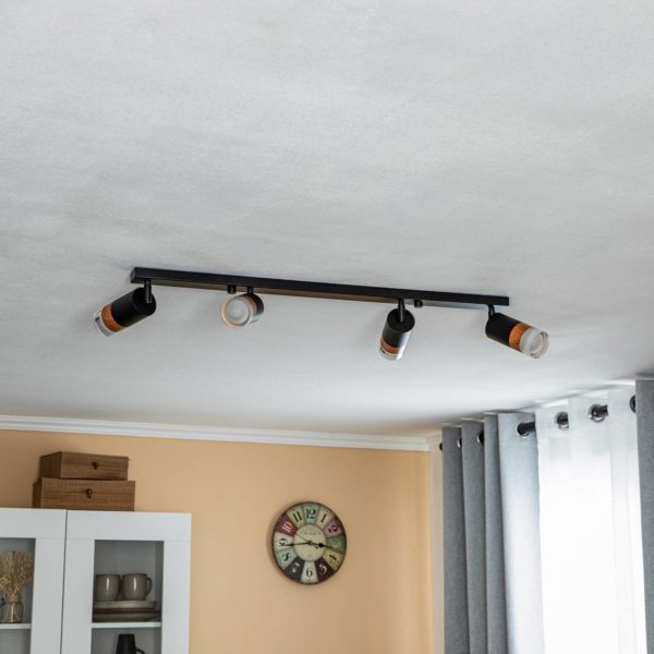 Envostar Fida spot plafond linéaire 4 lampes