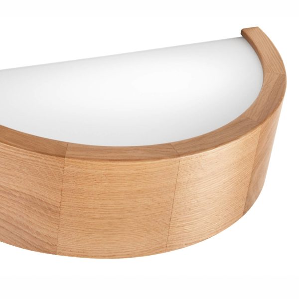 Envostar Kerio applique, 27,5 cm, chêne naturel Envostar