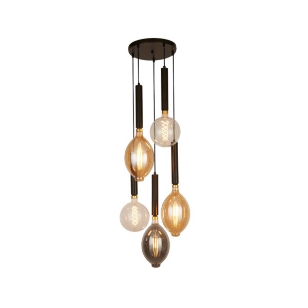 Searchlight Suspension Elegance à 5 lampes