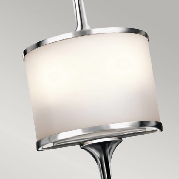 KICHLER Applique LED Mona IP44 H 55,9 cm chromé poli KICHLER