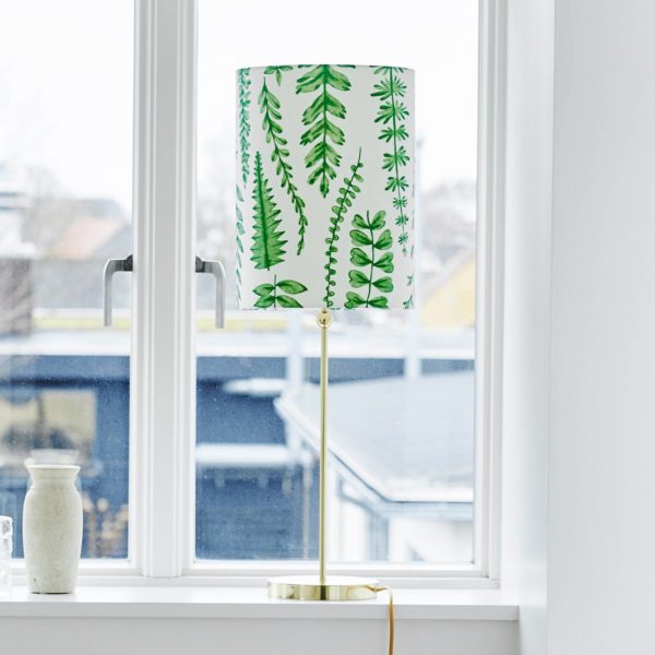 EBB & FLOW Barre M lampe table dorée/Ferns Juniper Ebb & Flow