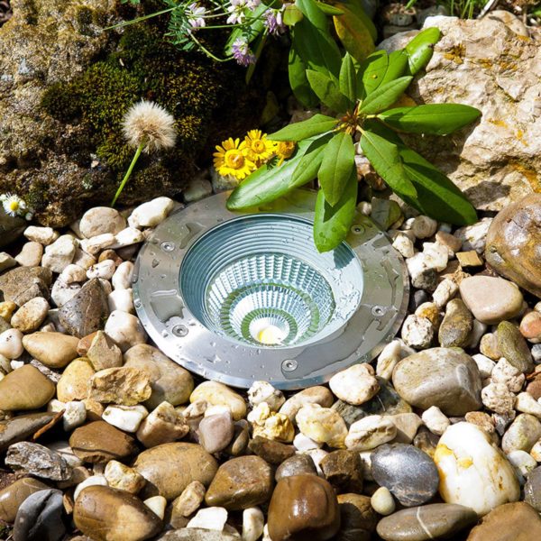 EVN Erizo LED spot encastrable dans le sol Ø 22cm 24W EVN