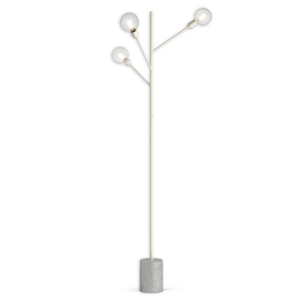 Modo Luce Baobab lampadaire à 3 lampes, blanc Modo Luce