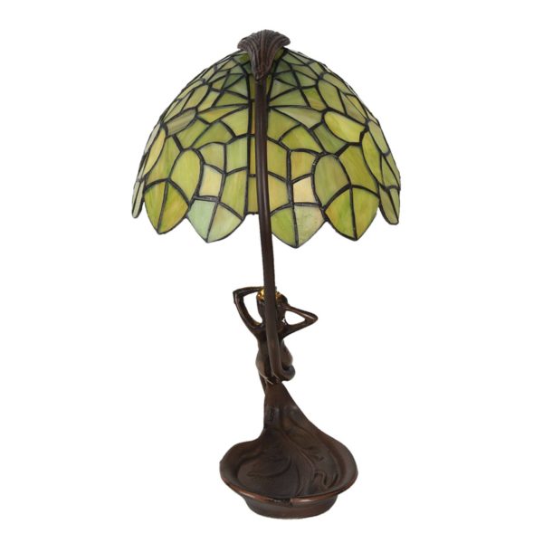 Clayre&Eef Lampe à poser 5LL-6098 au style Tiffany