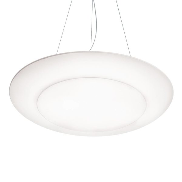 Modo Luce Ring Tonda Suspension TRIAC blanc Ø65cm Modo Luce