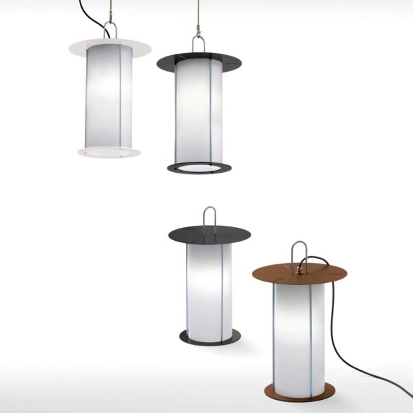 Modo Luce Diogene luminaire LED, batterie blanc Modo Luce