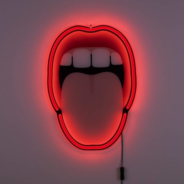 SELETTI Applique déco LED Tongue