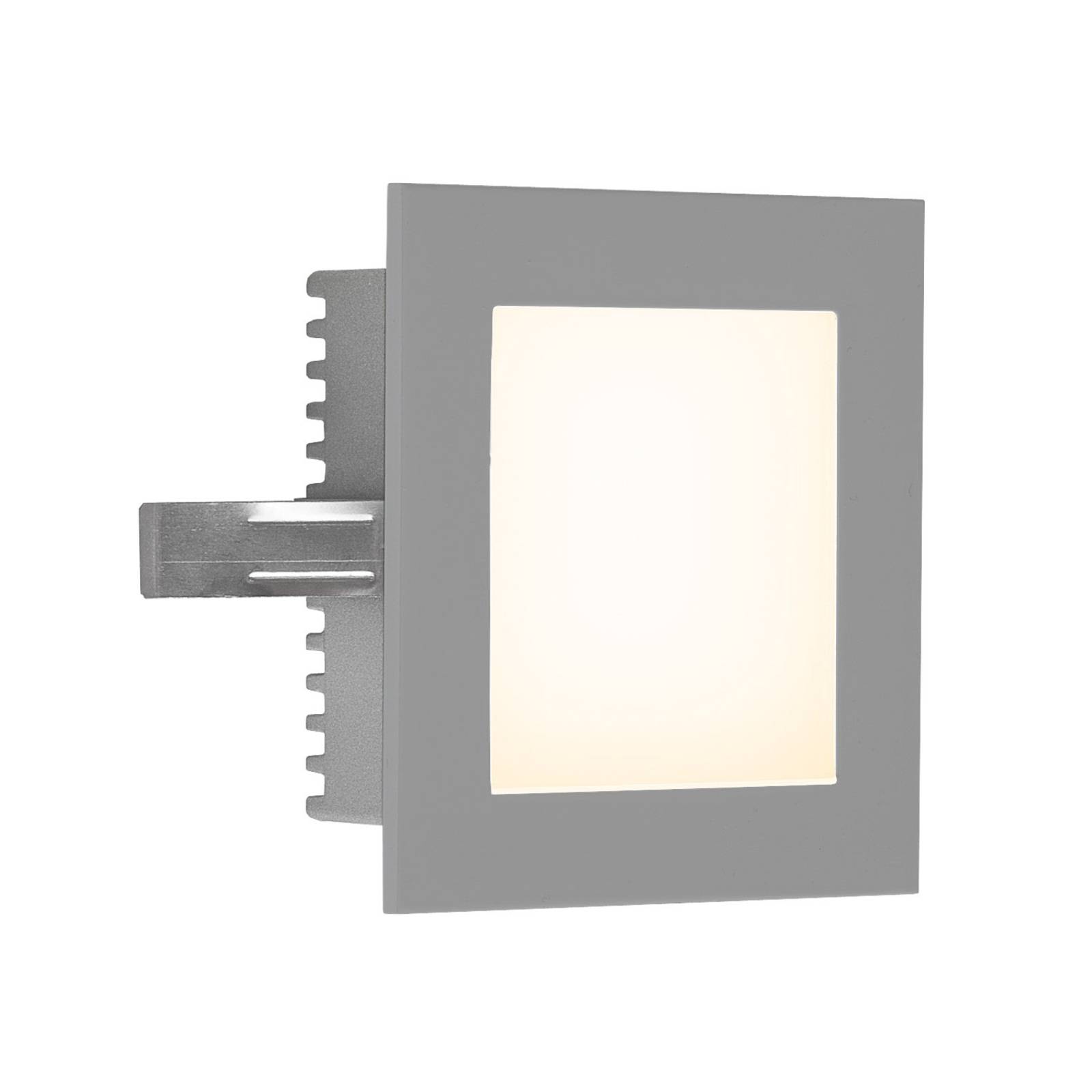 EVN P2180 applique encastrée LED 3 000 K argentée EVN