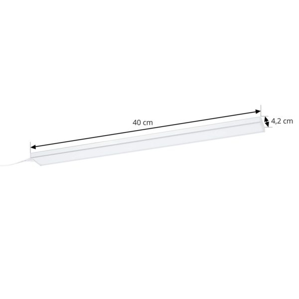 Prios Ashtonis lampe sous meuble LED angles 40 cm PRIOS