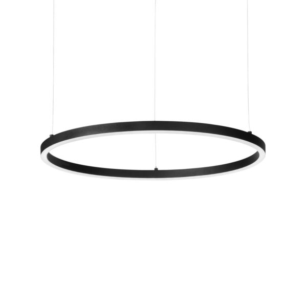 Ideallux Ideal Lux Suspension LED Oracle Slim Ø 90 cm noir 3.000 K Ideallux