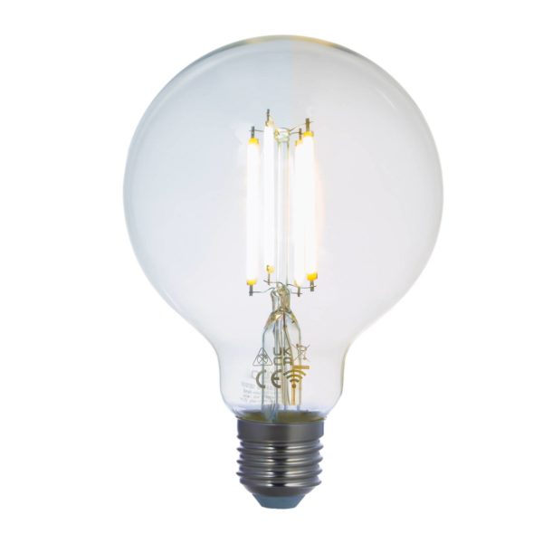 LUUMR Smart ampoule LED claire E27 G95 7W Tuya WLAN CCT LUUMR