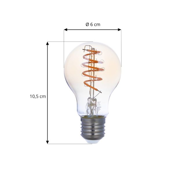 LUUMR Smart ampoule LED A60 E27 ambre 4