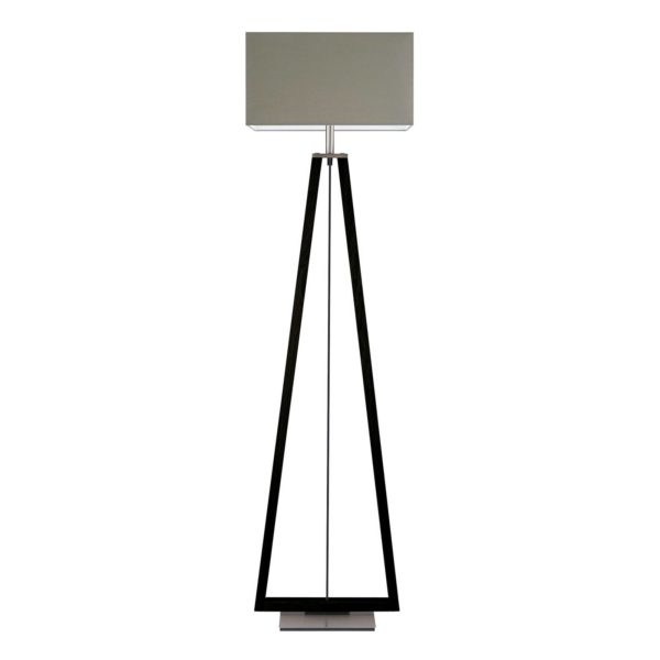 HerzBlut Bi Bob lampe sur pied, chêne cendré charbon/taupe HerzBlut