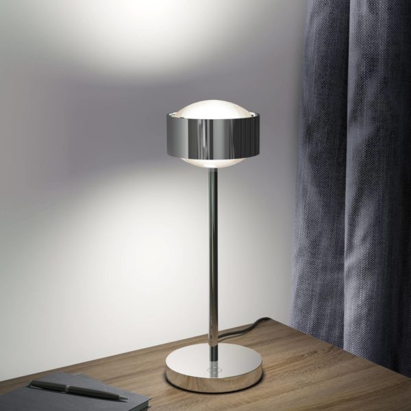 Top Light Puk! 120 Eye Table LED, mates, chromé Top Light