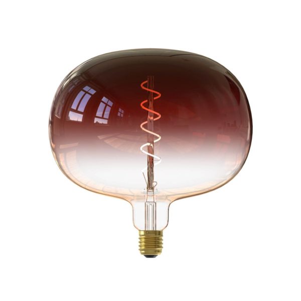 Calex Boden globe LED E27 5 W filament dim brun Calex