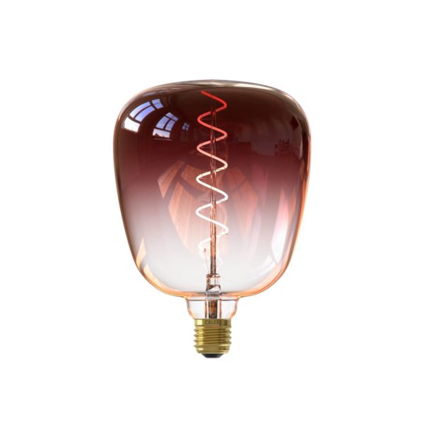 Calex Kiruna ampoule LED E27 5 W filament dim brun Calex