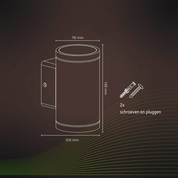Calex Smart Outdoor up/downlight