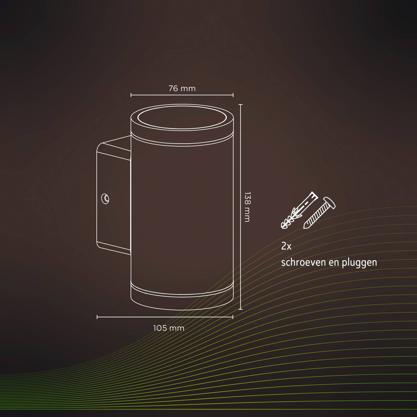 Calex Smart Outdoor up/downlight