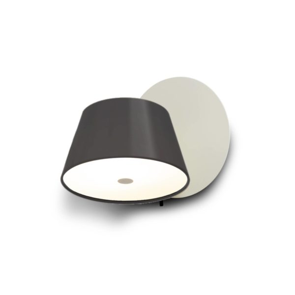 MARSET Tam Tam applique x1 mate blanche/noire Marset