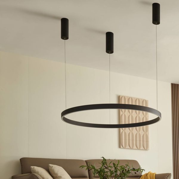 Arcchio Answin suspension LED 88 W noire Arcchio