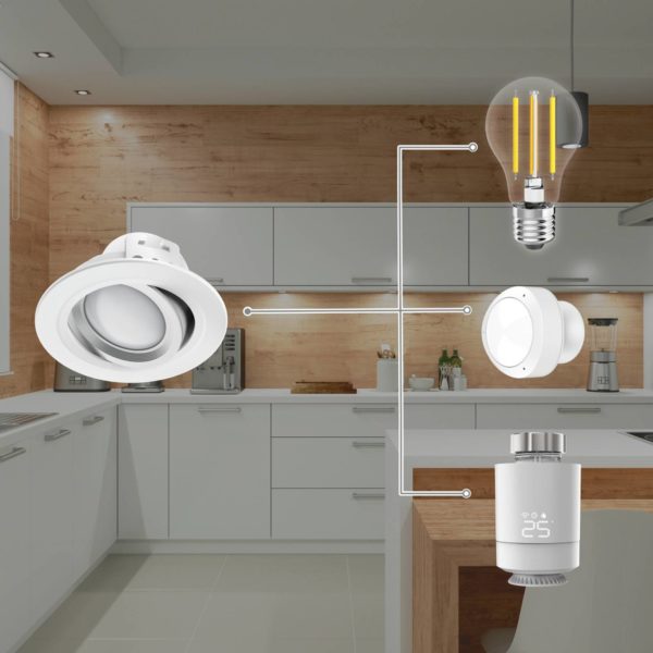 Hama spot encastré LED WLAN, appli, CCT, nickel Hama
