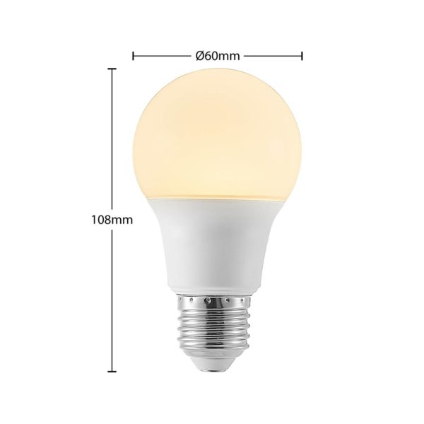 Arcchio Ampoule LED E27 A60 8 W 3 000 K opale x3 Arcchio