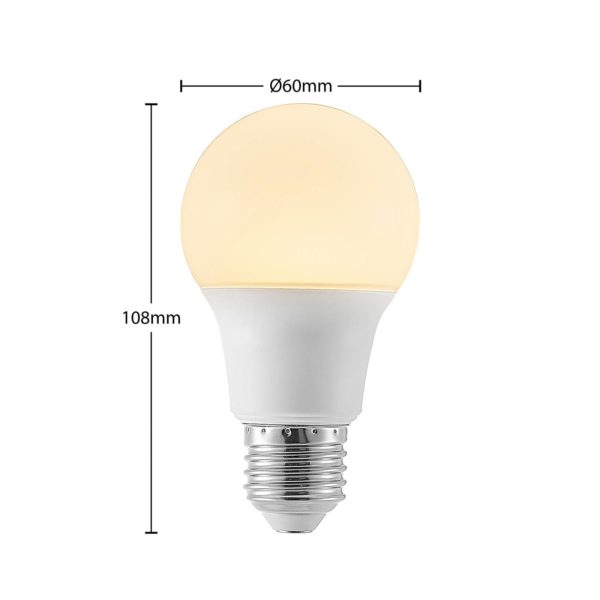 Arcchio Ampoule LED E27 A60 8 W 3 000 K opale x10 Arcchio