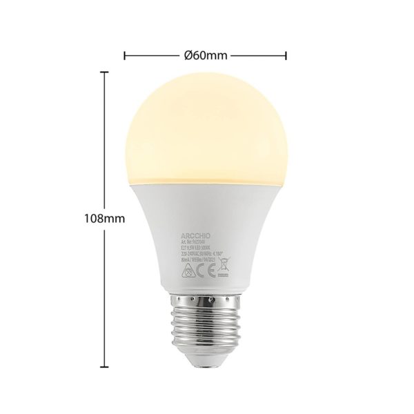 Arcchio Ampoule LED E27 A60 9