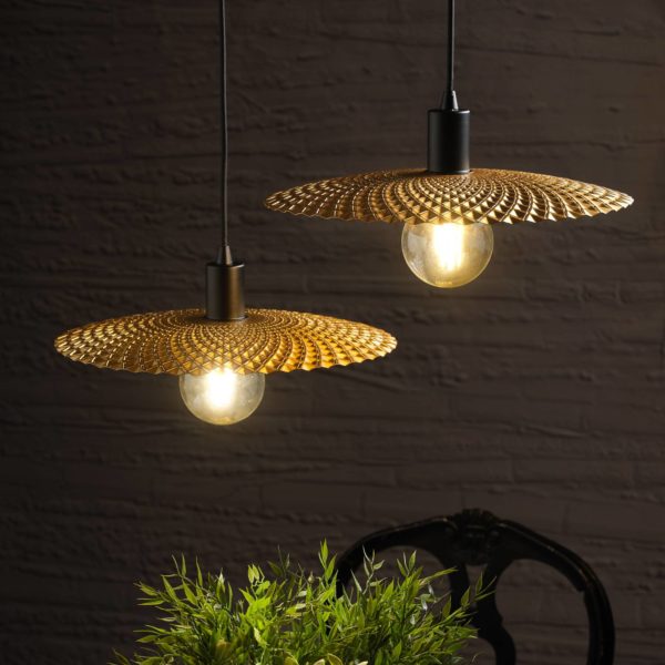 ONLI Suspension Piattino noire/dorée Ø 28 cm ONLI