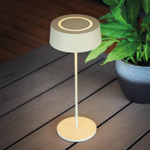 Eco-Light Lampe de table batterie LED Cocktail, dim, dorée Eco-Light