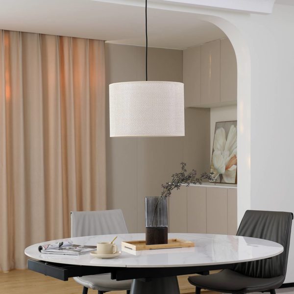 Lindby Soula suspension tissu Ø 40 cm LINDBY