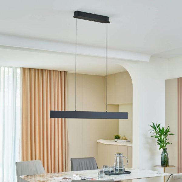 Lucande Philine suspension LED longue 101 cm LUCANDE
