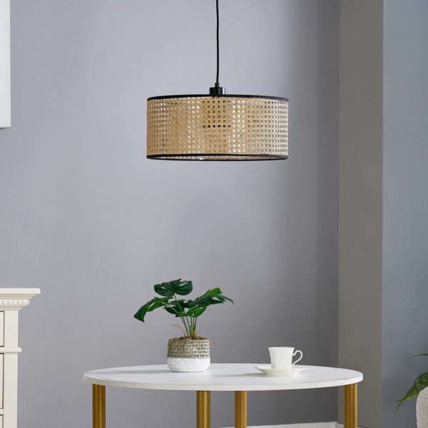 Lindby Otso suspension bambou Ø 40 cm LINDBY
