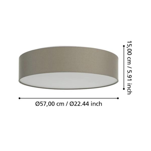 EGLO connect Romao-Z plafonnier LED