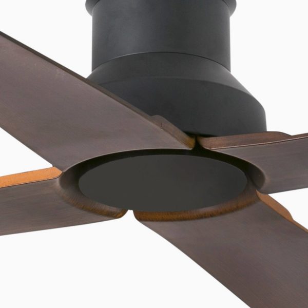 FARO BARCELONA Ventilateur plafond Winche M IP44 extérieur wenge FARO BARCELONA