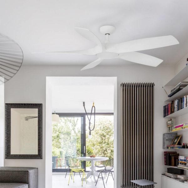 FARO BARCELONA Ventilateur plafond Cocos L à lampe LED