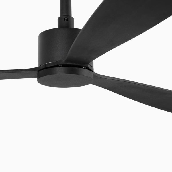 FARO BARCELONA Ventilateur Amelia, moteur DC, 3 pales, noir FARO BARCELONA