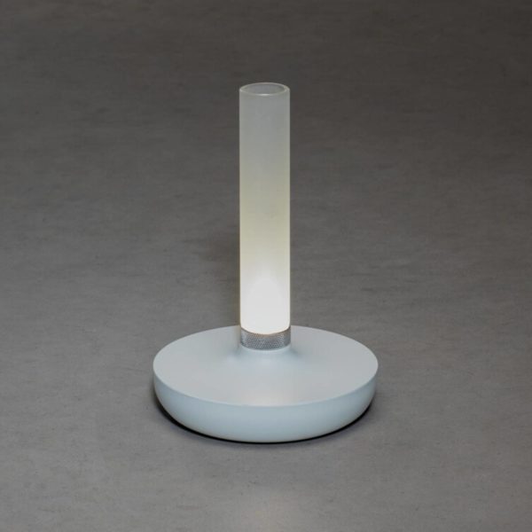 Konstsmide Lampe table LED Biarritz IP54 batterie CCT blanche Konstsmide