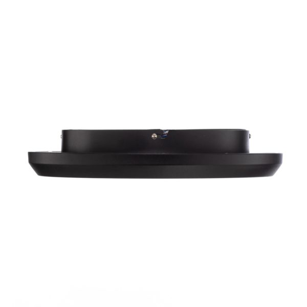 Lindby Smart Lynden Plafonnier LED Ø 38cm noir RVB Tuya LINDBY