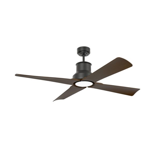 FARO BARCELONA Ventilateur plafond Winche M lampe LED IP44 noir FARO BARCELONA