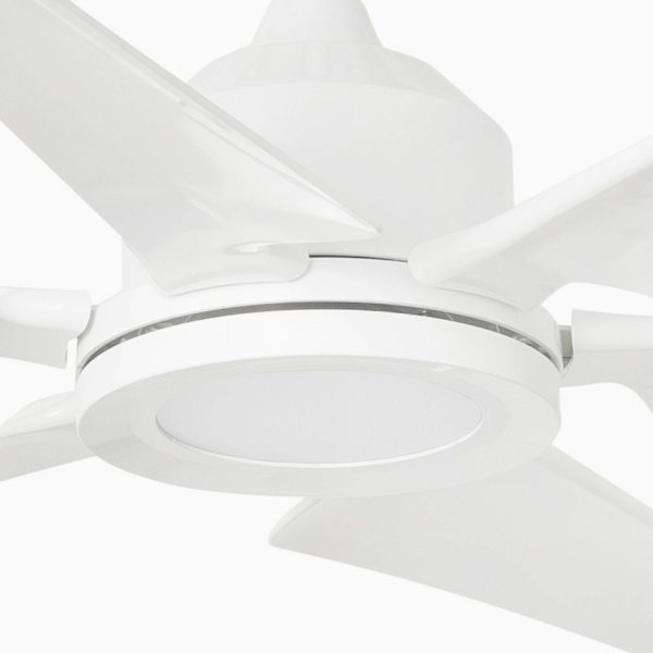 FARO BARCELONA Ventilateur Cies XL grandes pièces, DC blanc FARO BARCELONA