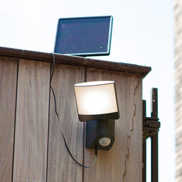 LUTEC Solar spot Sunshine panneau solaire capteur 12cm 7W Lutec