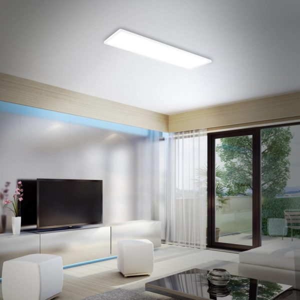 Briloner Panneau LED Slim 58x20 cm on/off 4 000 K blanc Briloner