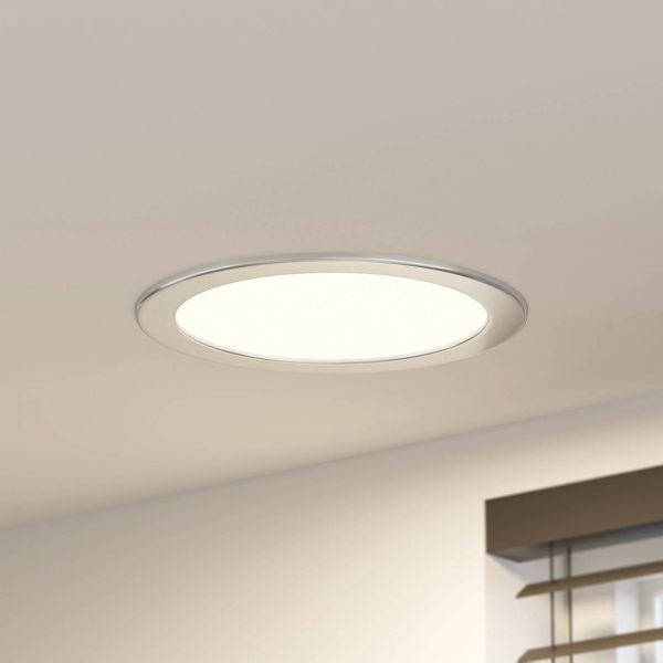 Prios Cadance lampe encastrée LED argent 24cm x3 PRIOS