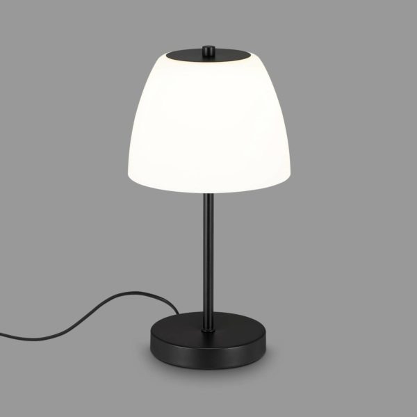 Briloner Lampe de table LED Masa variateur tactile, noire Briloner