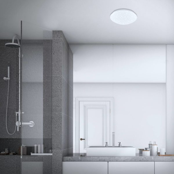 Briloner Plafonnier LED Elipso ciel étoilé IP44 4 000 K Briloner